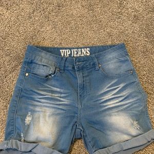 VIP Jeans Women’s Denim Shorts Size 9/10 Blue Wash